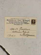 Polesella - Rovigo Bardella Cav. Enrico Cartolina Postale Viaggiata 1935