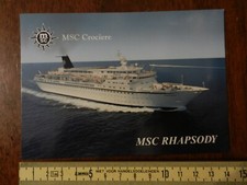 20115) MSC CROCIERE NAVE RHAPSODY