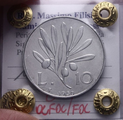 Italia lire pegaso 1950 - italia, 10