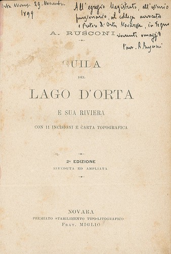 Guida del lago orta sua - guida, d'orta