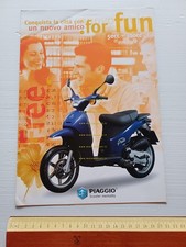 Piaggio Free 50 - 100 Catalyzed depliant originale italiano