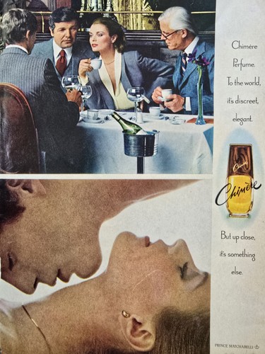 Pubblicità vintage profumo - vintage,