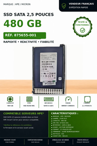 Hpe 480gb sata 875655 001 - hpe,