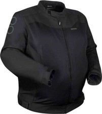 GIACCA TRAFORATA ESTIVA MOTO BERING ALIAS KING SIZE NERO BLACK TG WXL (5XL)