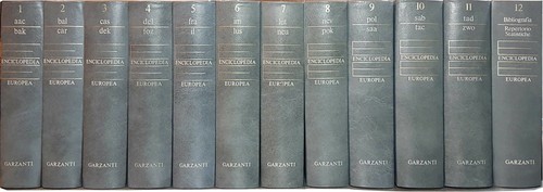 Enciclopedia europea garzanti - enciclopedia,