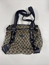 GUCCI Pelham Canvas Hobo Purse