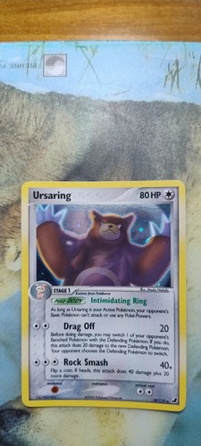 Ursaring 115 holo pokemon - ursaring, 18/115