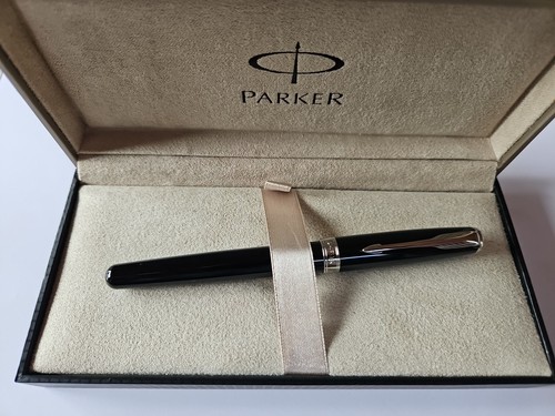 Parker sonnet lackschwarz - parker, sonnet,