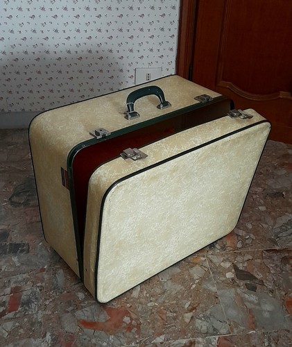 Valigia cartone vintage anni - valigia,