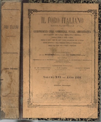 Foro italiano raccolta - -,