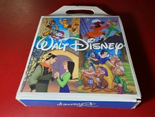 Walt DISNEY - VALIGETTA BOX SCATOLA + 2 MUSICASSETTE + 1 LIBRO vintage FIABE