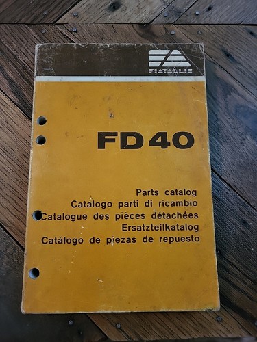 Fiatallis model fd40 crawler - model,