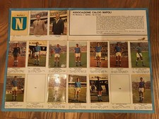 SCHEDA NAPOLI - CALCIATORI PATUZZI 1965 1966 ORIGINALE RARO!