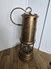 Lampada Di Minatore British Coal Mining Company Wales U.K , Lanterna