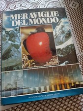 LIBRO ILLUSTRATO DELLA DE AGOSTINI " MERAVIGLIE DEL MONDO" DEL 1983 FOTOGRAFICO