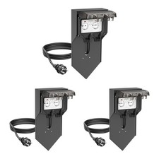 3x presa da giardino a colonna