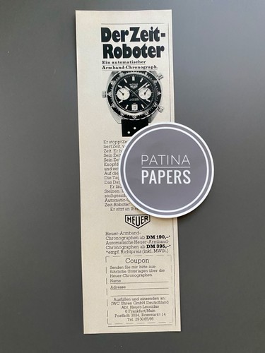 1972 robot del tempo heuer - robot,