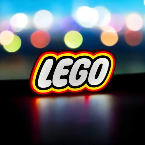 Lampada led logo lego - logo,