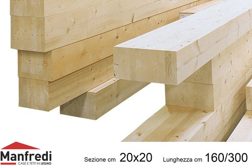 Travi legno lamellare di - legno,