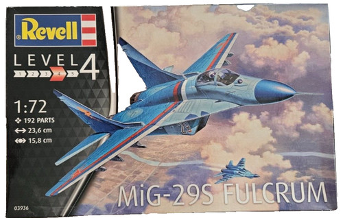 Mig 29s fulcrum revell - fulcrum, 03936