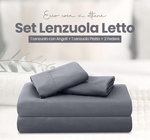 Set lenzuola letto - set,