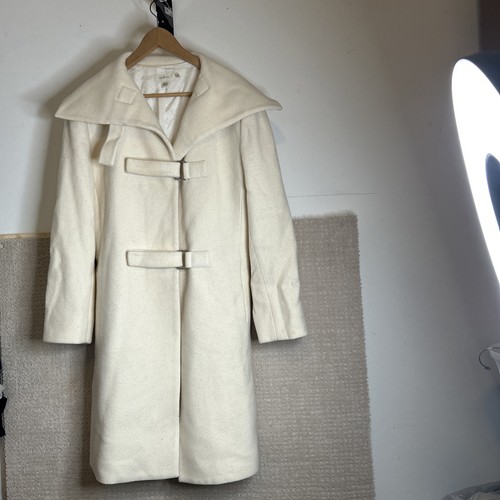 Cappotto lana bianco lilibleu - lana,