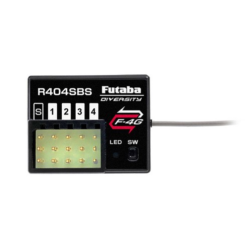Futaba r404sbs ricevitore 4 - ricevitore, 2,4