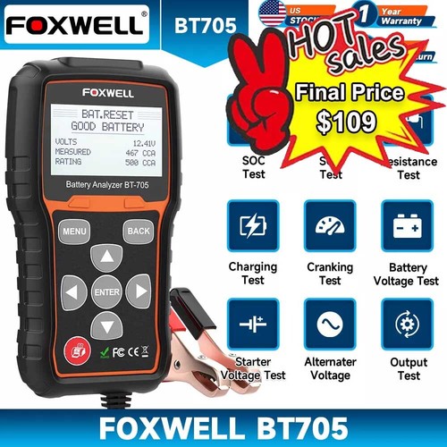 Foxwell bt705 battery - foxwell,
