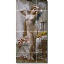 Murale piastrelle nude Guillaume Seignac PT08285. Piastrelle 24x48 (18) 8x8