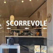 adesivo porta scorrevole pasticceria bar ristorante pizzeria vetrine a1134