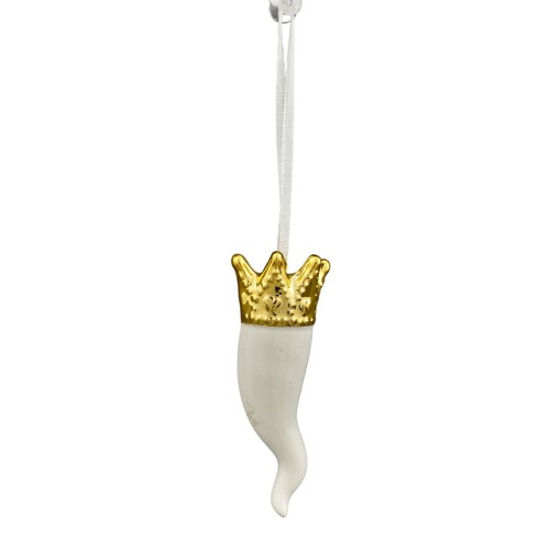 Appendino cornetto bianco tema - appendino,