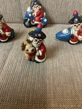 Statuine  in ceramica Thun, collezione Babbo Natale Carabiniere, nuove