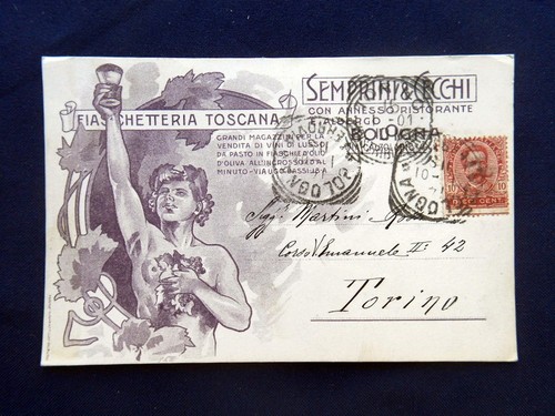 1901 cartolina pubblicità - cartolina,