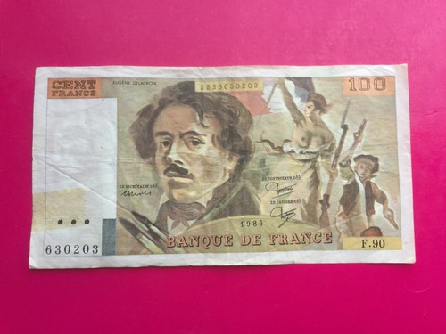 100 franchi francesi 1985 - franchi,