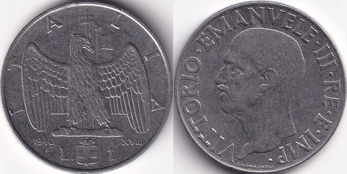 Lire 1940 xviii italie - 1940,