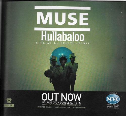 Muse hullabaloo advert - hullabaloo,