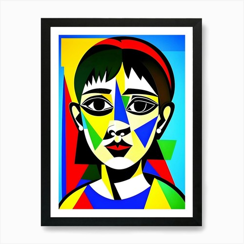 Ritratto ragazza stampa - ritratto, di