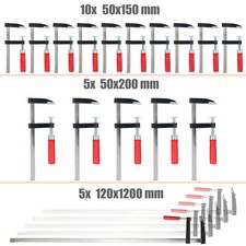 1/5/10 Morsetto a Vite Forza Manico IN Plastica Legno Terminale