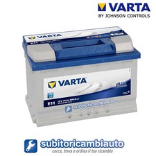 BATTERIA AUTO 74AH E11 VARTA BLUE DYNAMIC 680A di spunto