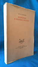 Fulvio Tessitore, Storicismo e pensiero politico. Ricciardi 1974. Storia Ottimo