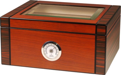 Humidor rosso marrone opaco - rosso-marrone,