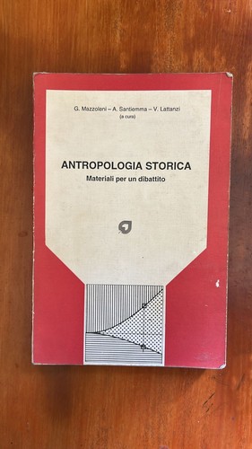 Antropologia storica - storica,