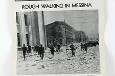 Roosevelt World War 2 Marines In Messina 4 Timely Events Newspaper Posters 1943