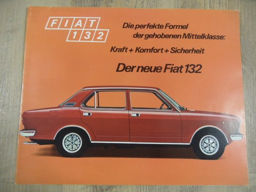 Brochure depliant fiat - depliant, 132