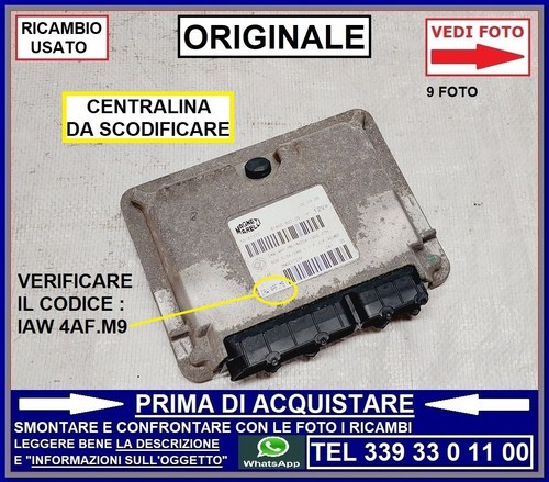 Centralina motore iniezione - motore,