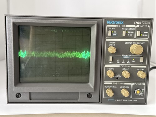 Tektronix 1705 spectrum - tektronix,