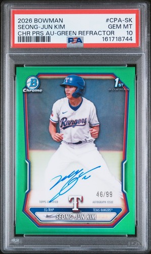 2026 bowman seong jun - 2026, kim