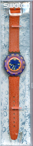 Swatch 1992 scuba red island - red,