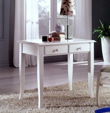 SCRITTOIO SCRIVANIA IN MASSELLO LACCATA BIANCA xSALA CAMERETTA UFFICIO 3104