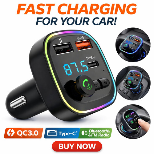 Caricabatteria auto bluetooth - caricabatteria,